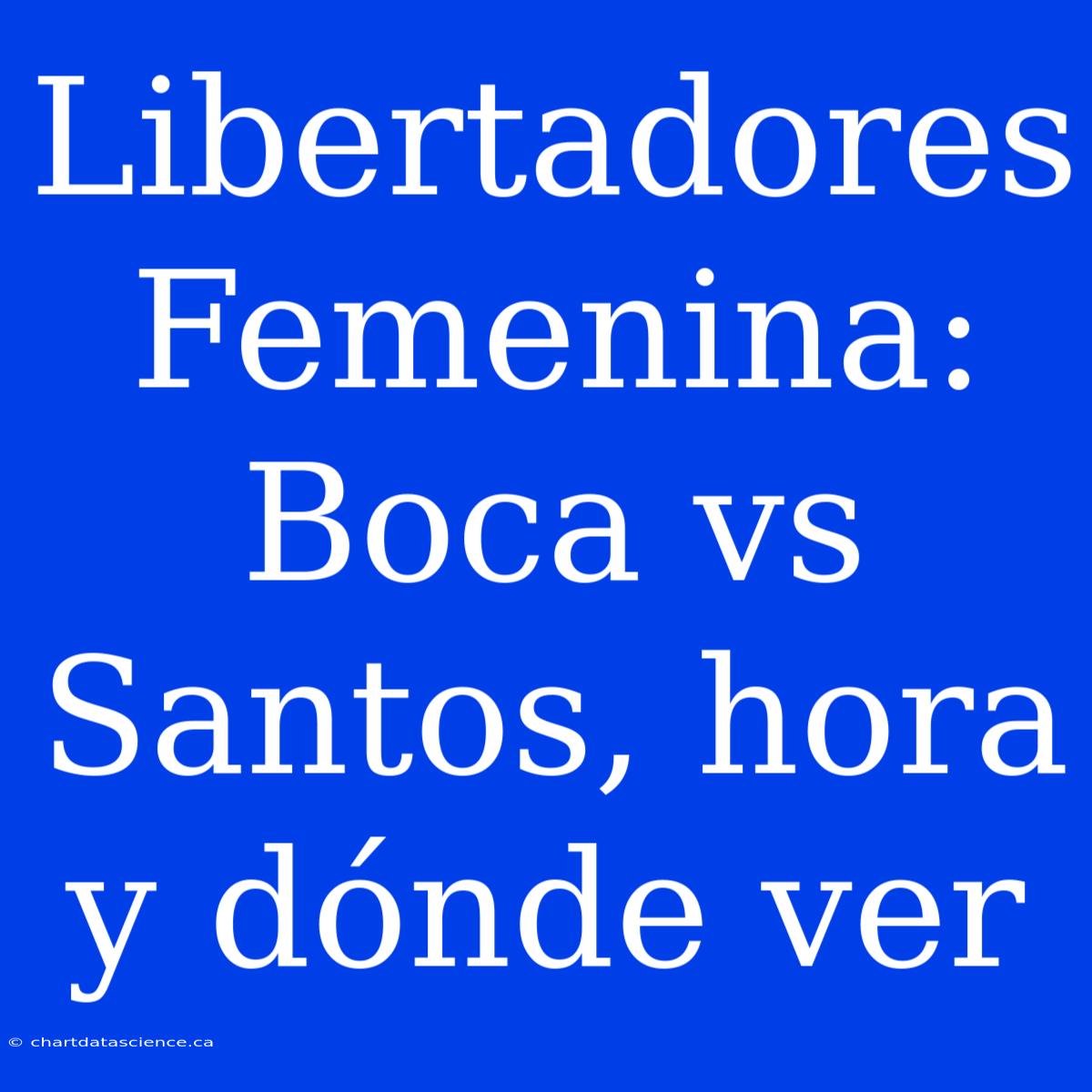 Libertadores Femenina: Boca Vs Santos, Hora Y Dónde Ver