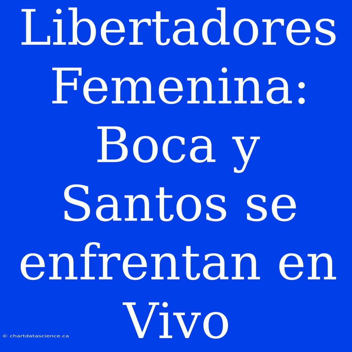 Libertadores Femenina: Boca Y Santos Se Enfrentan En Vivo