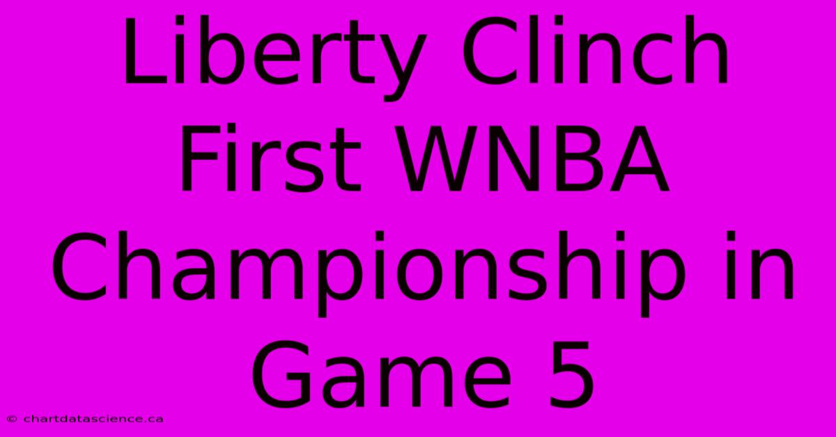 Liberty Clinch First WNBA Championship In Game 5