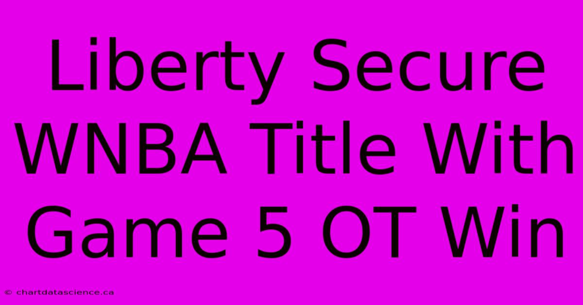 Liberty Secure WNBA Title With Game 5 OT Win 