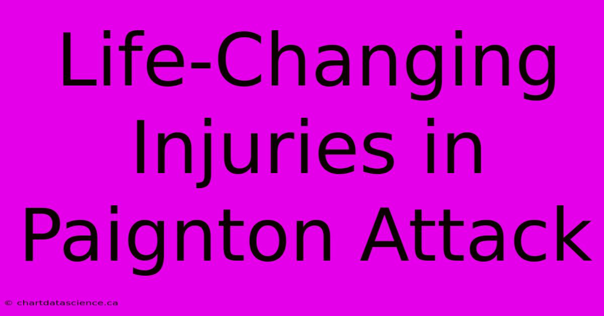 Life-Changing Injuries In Paignton Attack