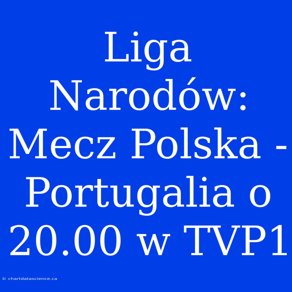 Liga Narodów: Mecz Polska - Portugalia O 20.00 W TVP1