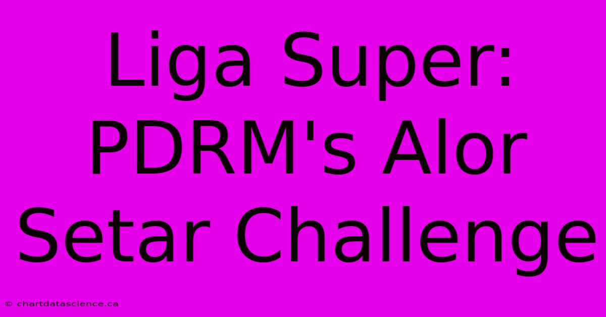 Liga Super: PDRM's Alor Setar Challenge