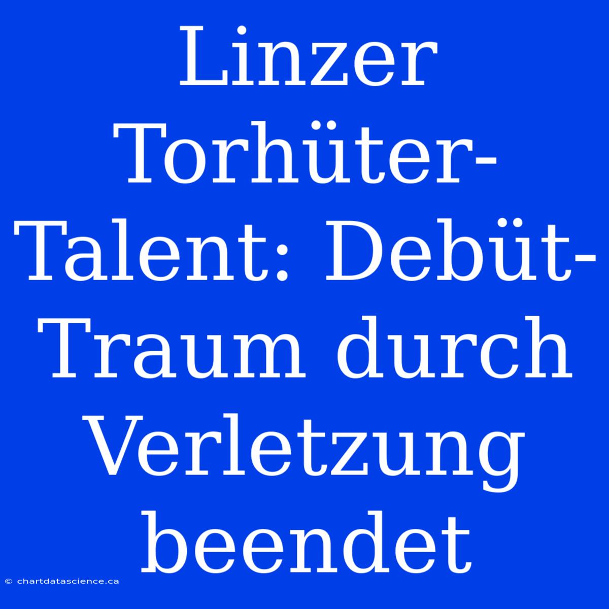 Linzer Torhüter-Talent: Debüt-Traum Durch Verletzung Beendet