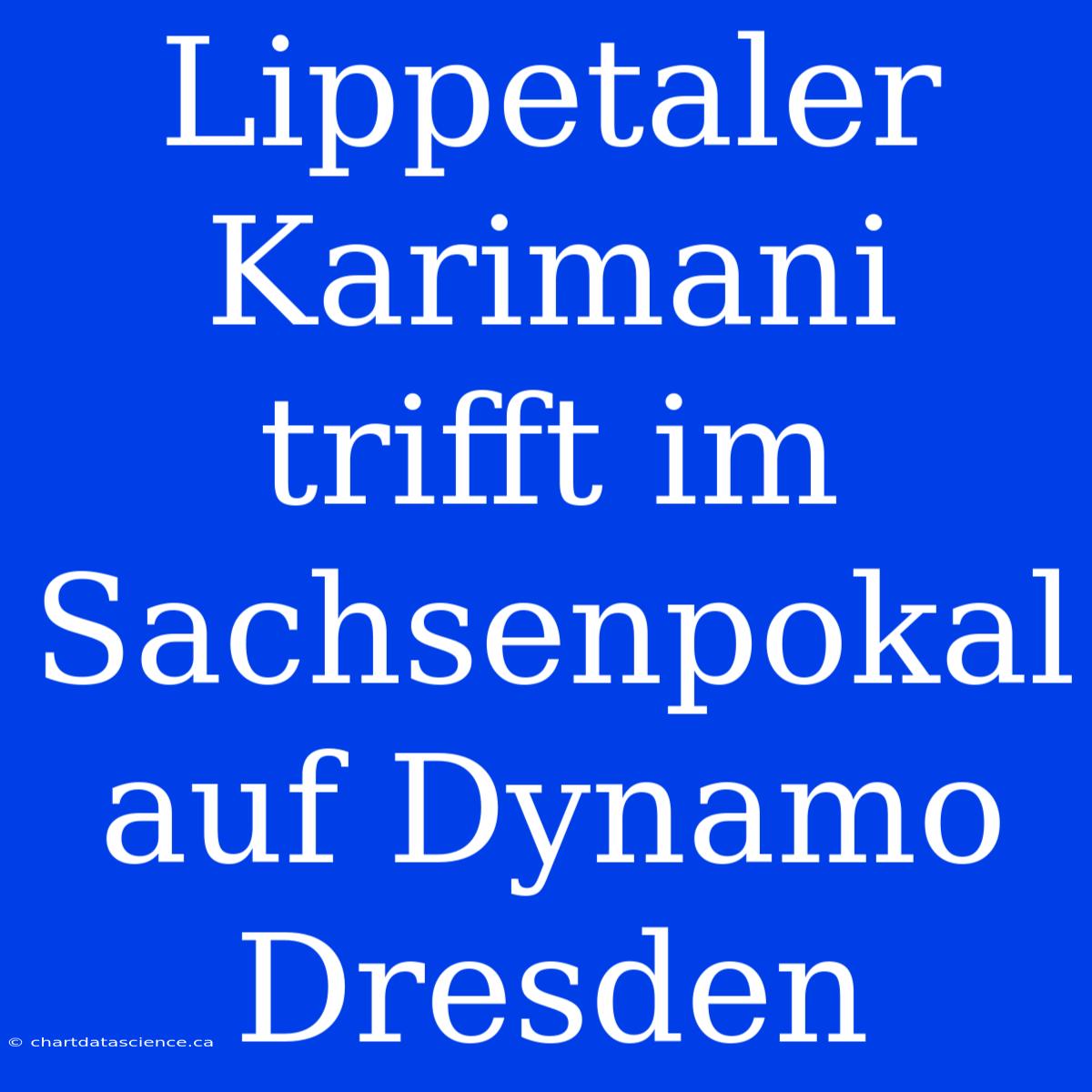 Lippetaler Karimani Trifft Im Sachsenpokal Auf Dynamo Dresden