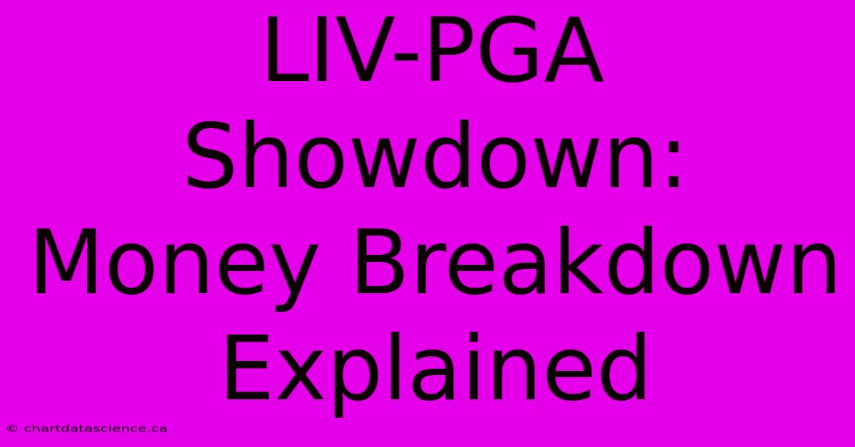 LIV-PGA Showdown: Money Breakdown Explained