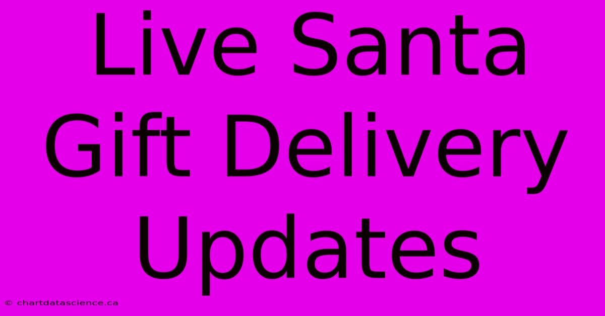 Live Santa Gift Delivery Updates