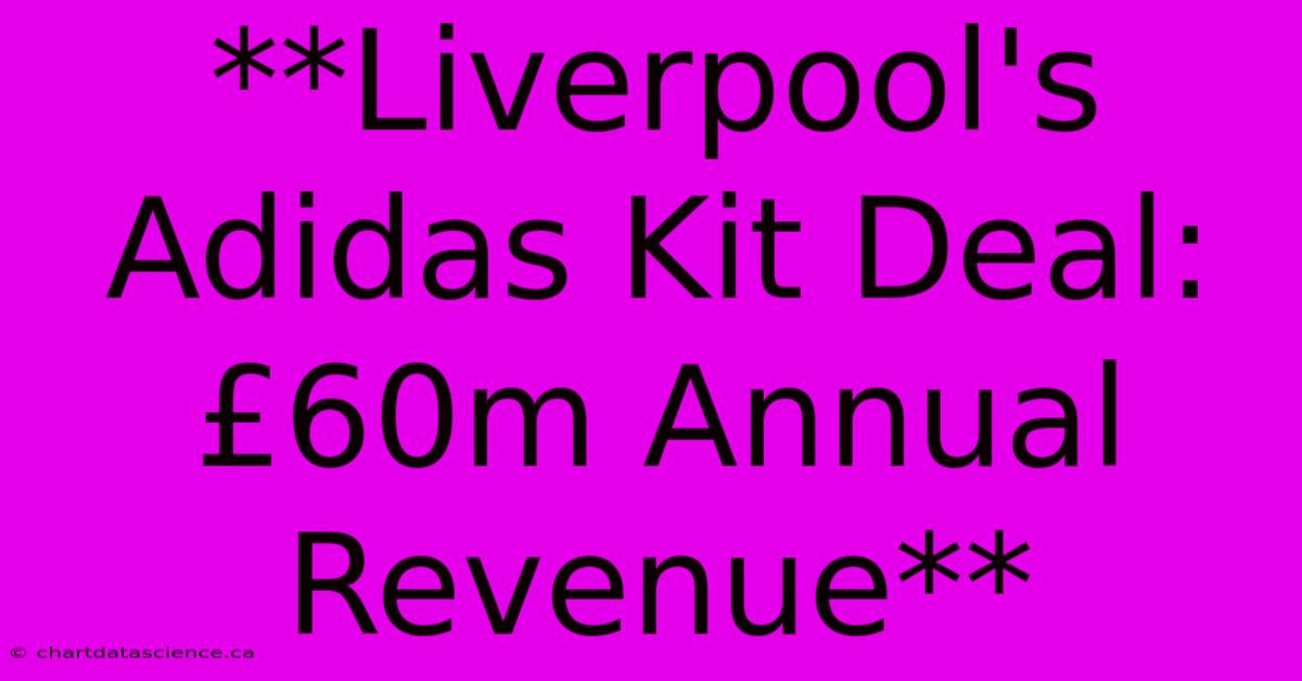 **Liverpool's Adidas Kit Deal: £60m Annual Revenue**