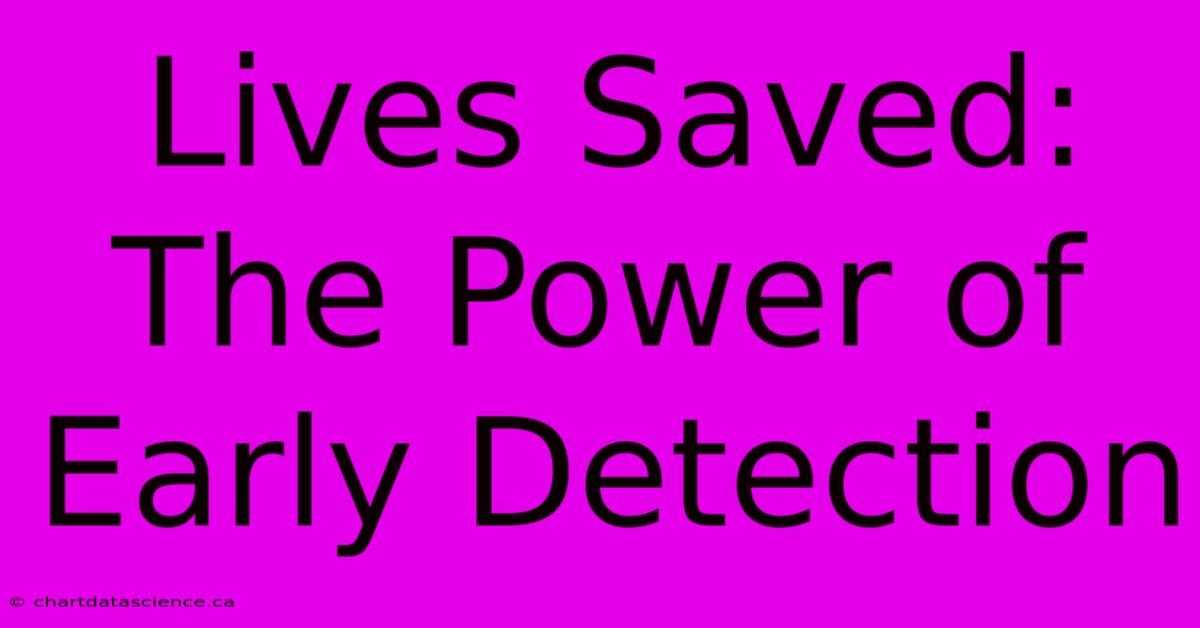 Lives Saved: The Power Of Early Detection 