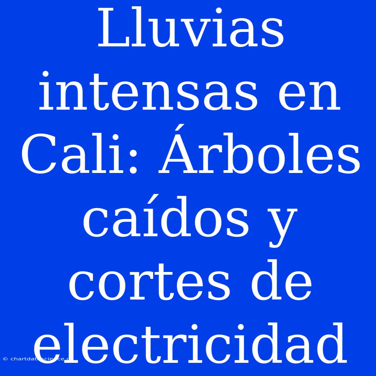 Lluvias Intensas En Cali: Árboles Caídos Y Cortes De Electricidad