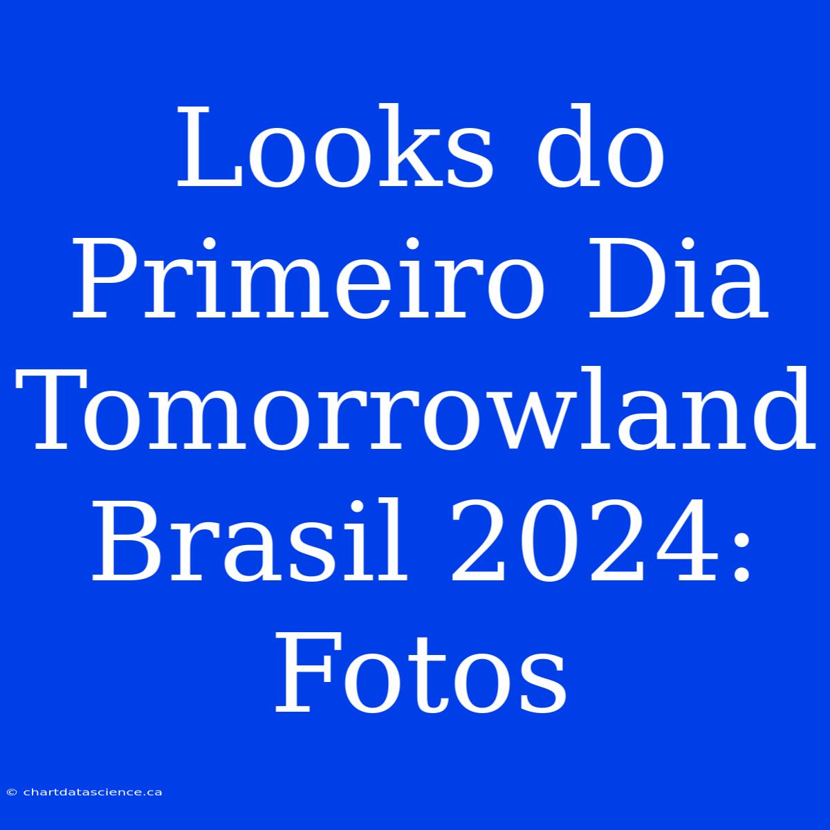 Looks Do Primeiro Dia Tomorrowland Brasil 2024: Fotos