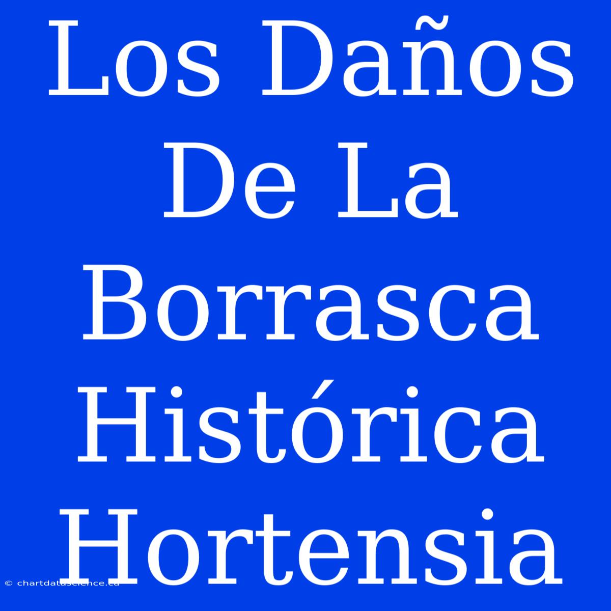 Los Daños De La Borrasca Histórica Hortensia