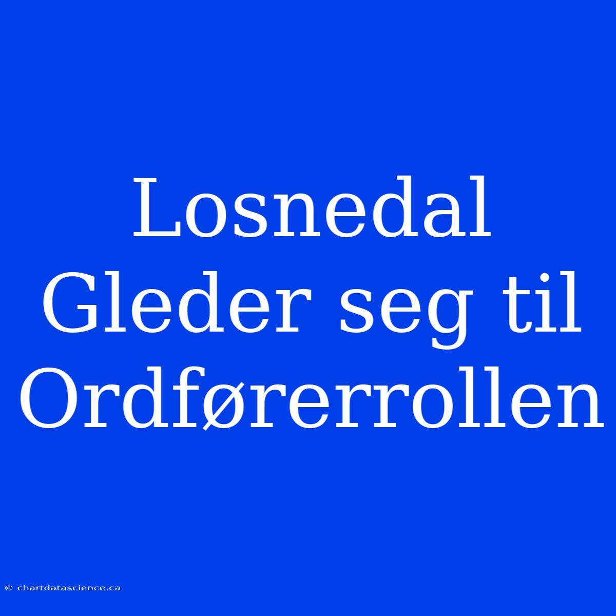 Losnedal Gleder Seg Til Ordførerrollen