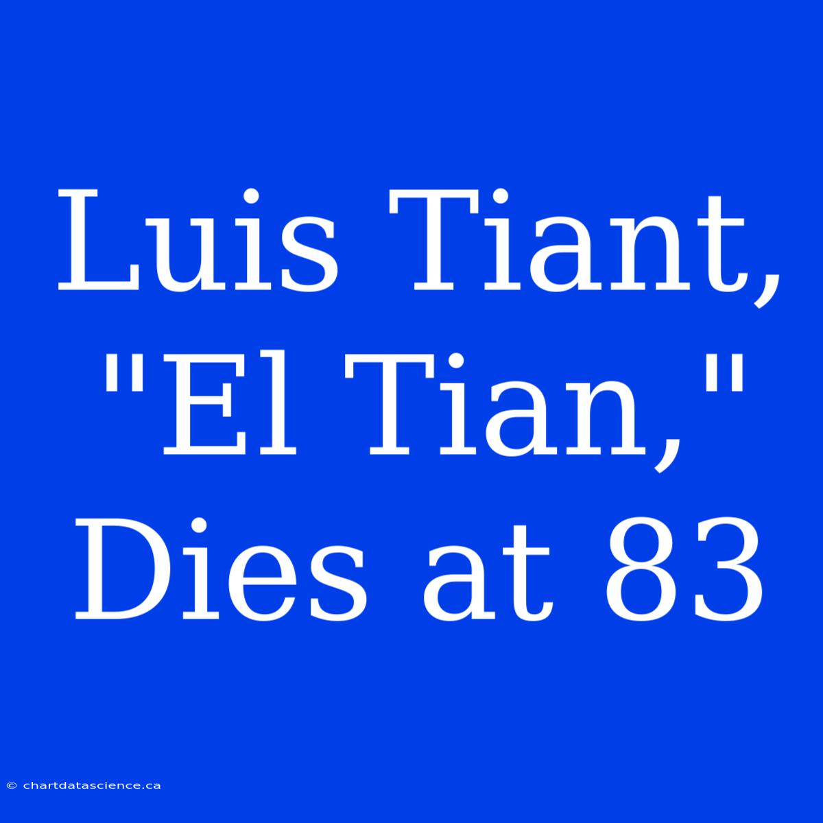 Luis Tiant, 