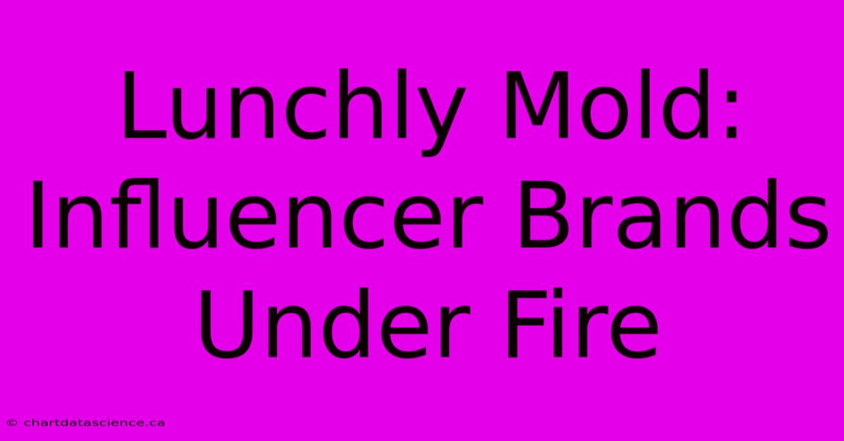 Lunchly Mold: Influencer Brands Under Fire