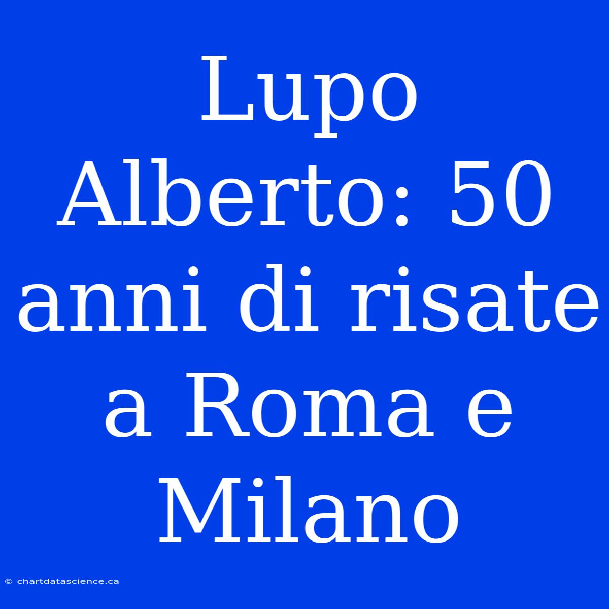 Lupo Alberto: 50 Anni Di Risate A Roma E Milano