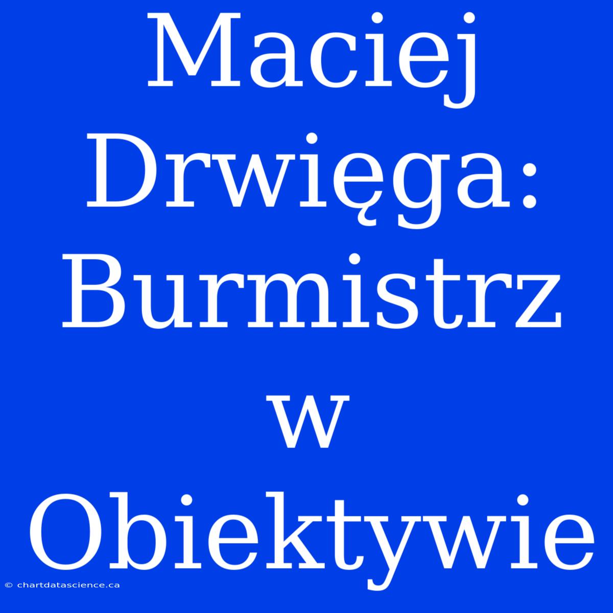 Maciej Drwięga: Burmistrz W Obiektywie