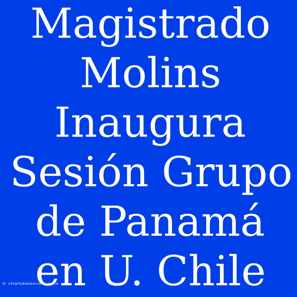 Magistrado Molins Inaugura Sesión Grupo De Panamá En U. Chile