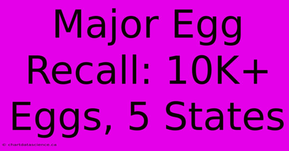 Major Egg Recall: 10K+ Eggs, 5 States