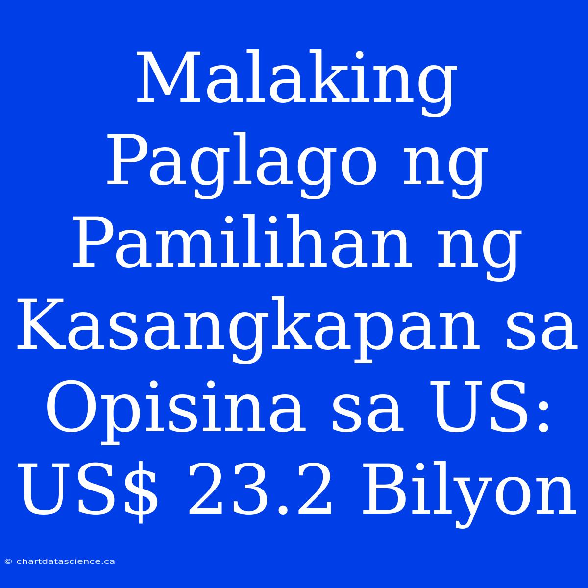 Malaking Paglago Ng Pamilihan Ng Kasangkapan Sa Opisina Sa US: US$ 23.2 Bilyon