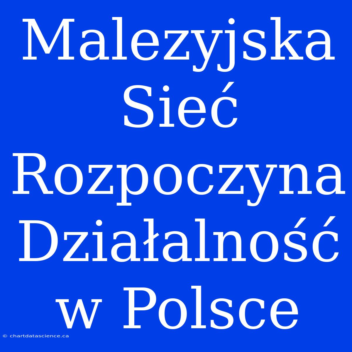 Malezyjska Sieć Rozpoczyna Działalność W Polsce