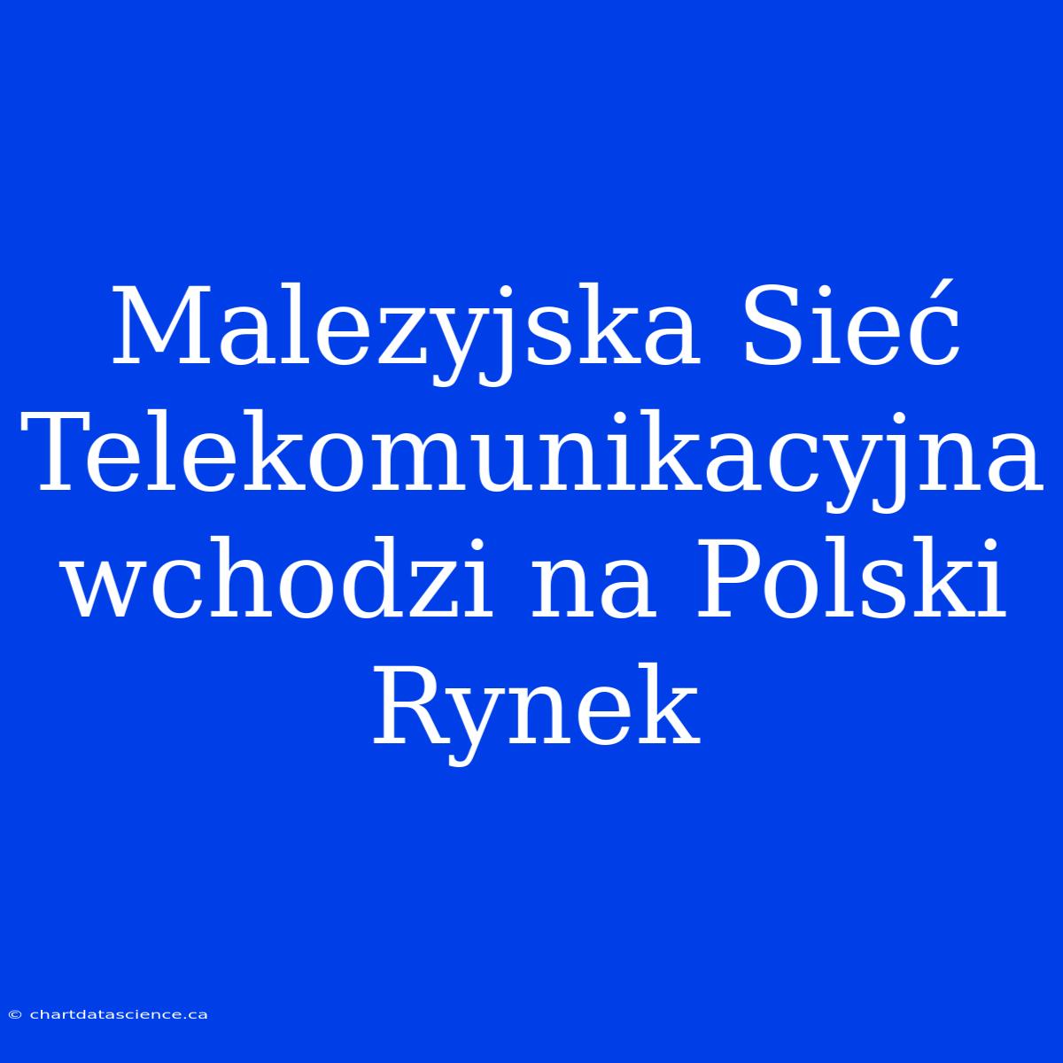 Malezyjska Sieć Telekomunikacyjna Wchodzi Na Polski Rynek