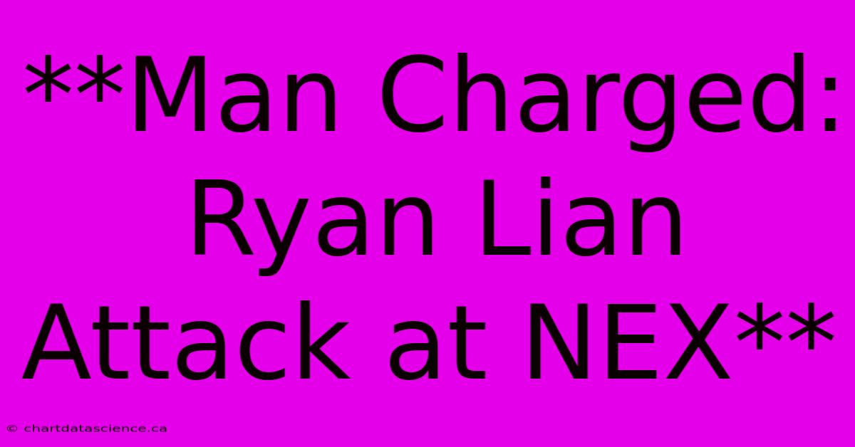 **Man Charged: Ryan Lian Attack At NEX**