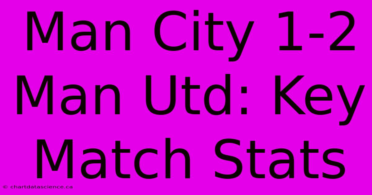 Man City 1-2 Man Utd: Key Match Stats