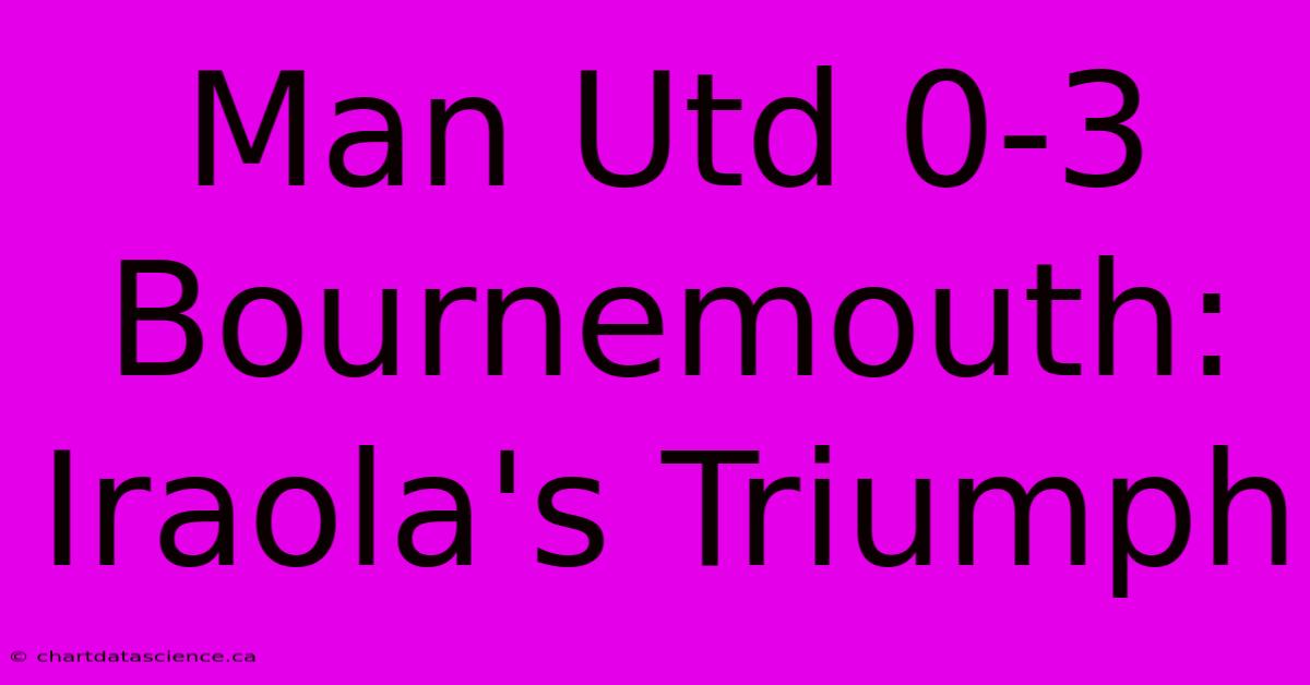 Man Utd 0-3 Bournemouth: Iraola's Triumph