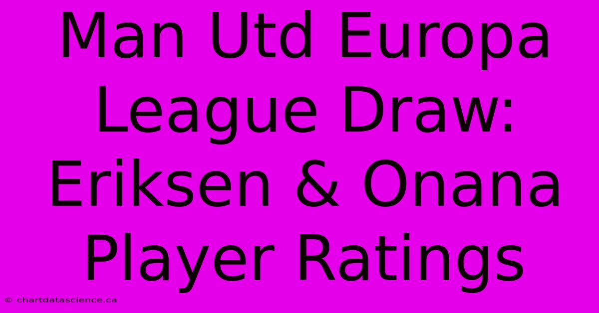 Man Utd Europa League Draw: Eriksen & Onana Player Ratings