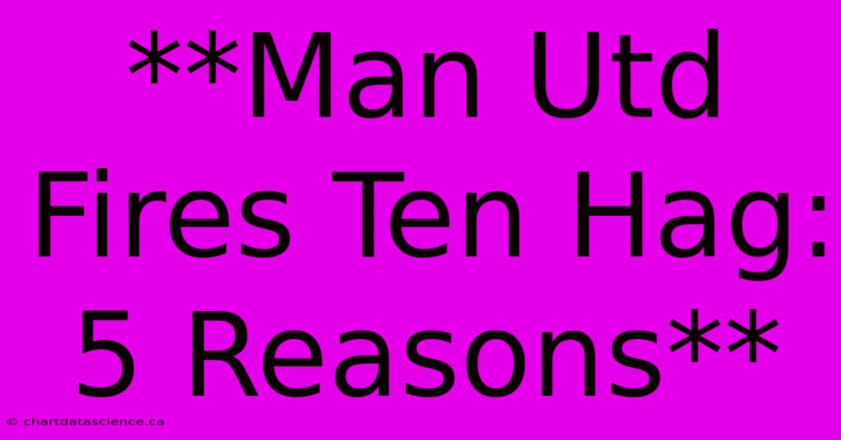 **Man Utd Fires Ten Hag: 5 Reasons**