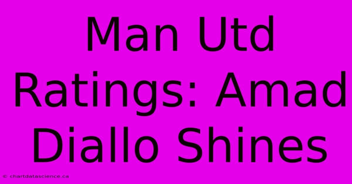 Man Utd Ratings: Amad Diallo Shines