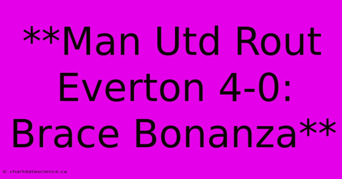 **Man Utd Rout Everton 4-0: Brace Bonanza**