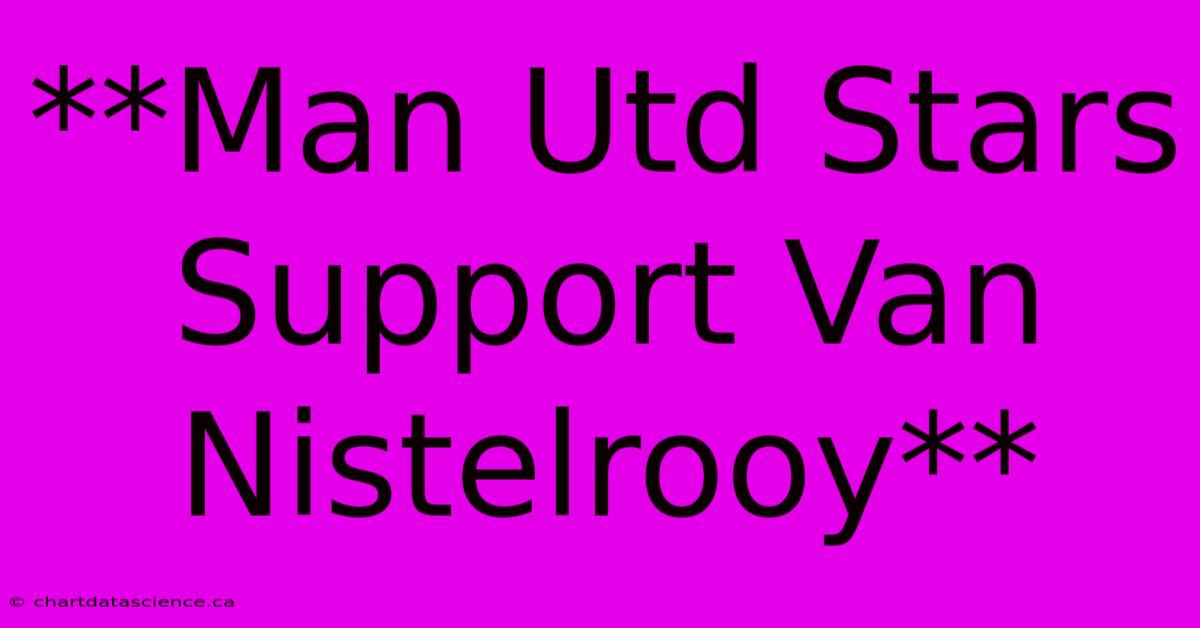 **Man Utd Stars Support Van Nistelrooy**