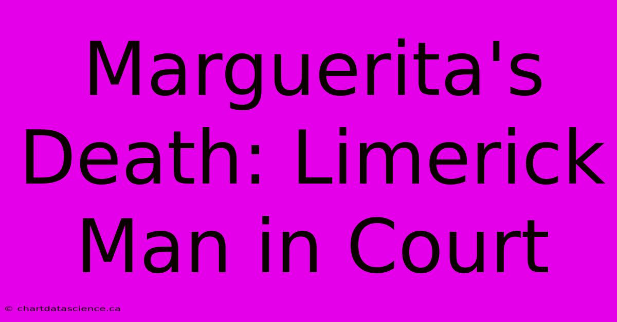 Marguerita's Death: Limerick Man In Court