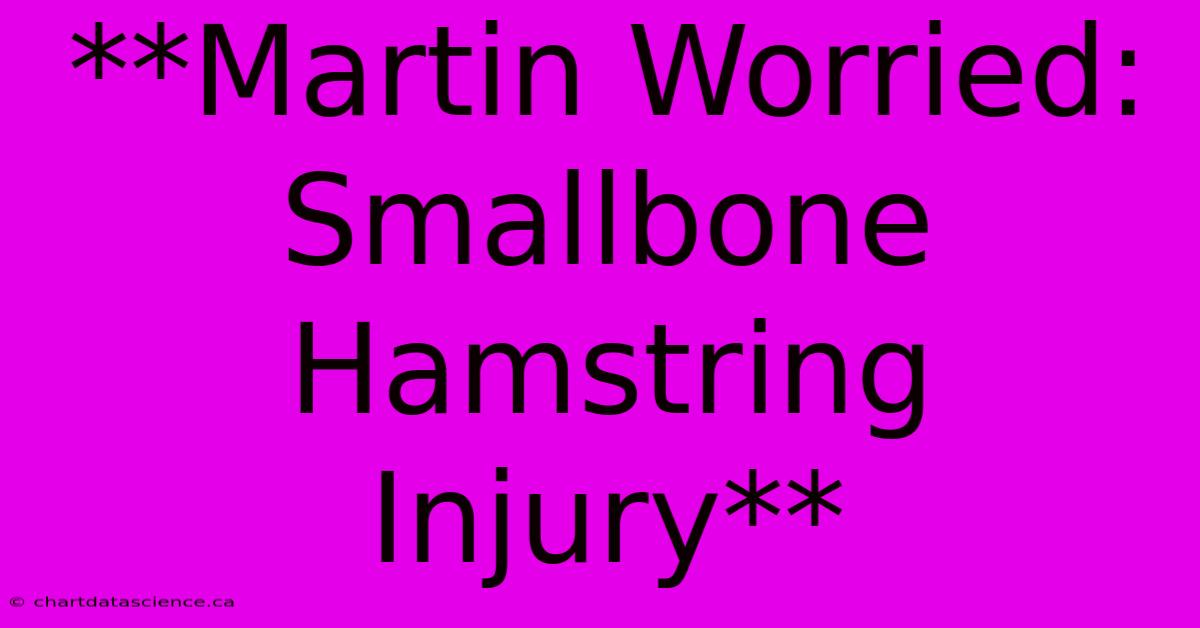 **Martin Worried: Smallbone Hamstring Injury**