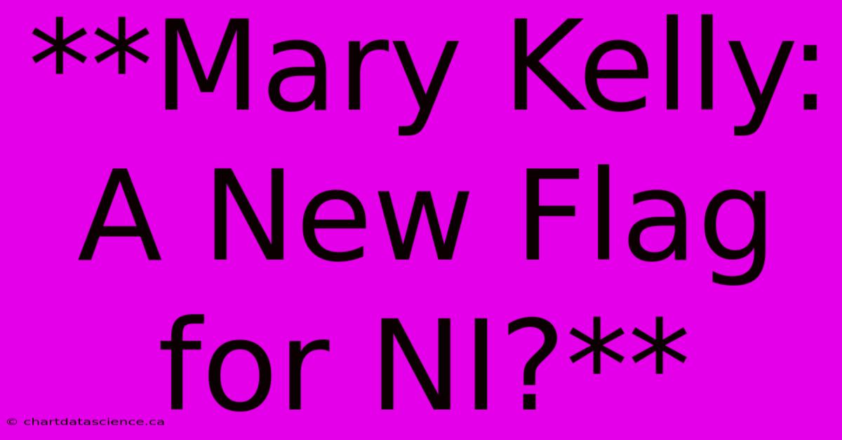 **Mary Kelly: A New Flag For NI?**