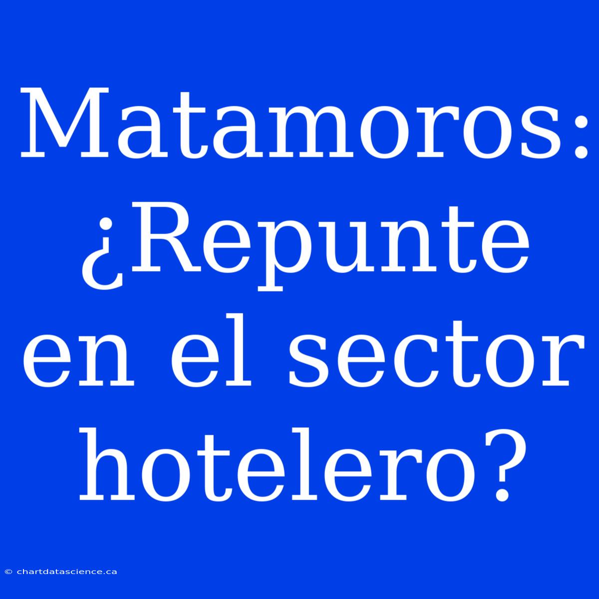 Matamoros: ¿Repunte En El Sector Hotelero?