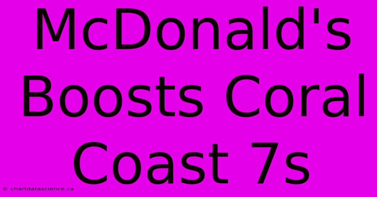 McDonald's Boosts Coral Coast 7s