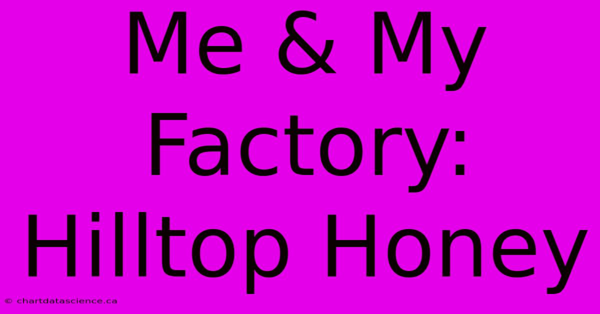 Me & My Factory: Hilltop Honey