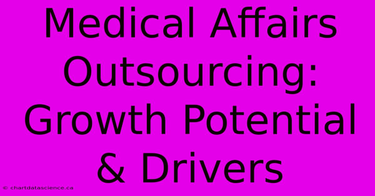 Medical Affairs Outsourcing: Growth Potential & Drivers 