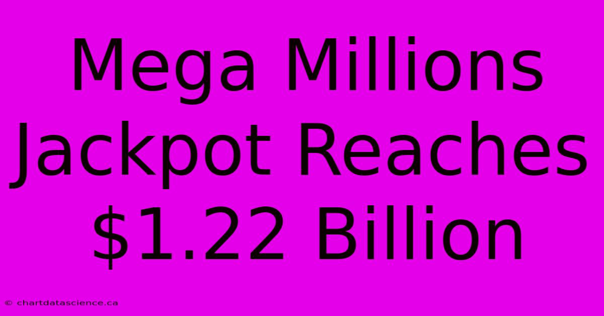 Mega Millions Jackpot Reaches $1.22 Billion