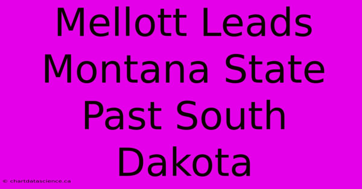 Mellott Leads Montana State Past South Dakota