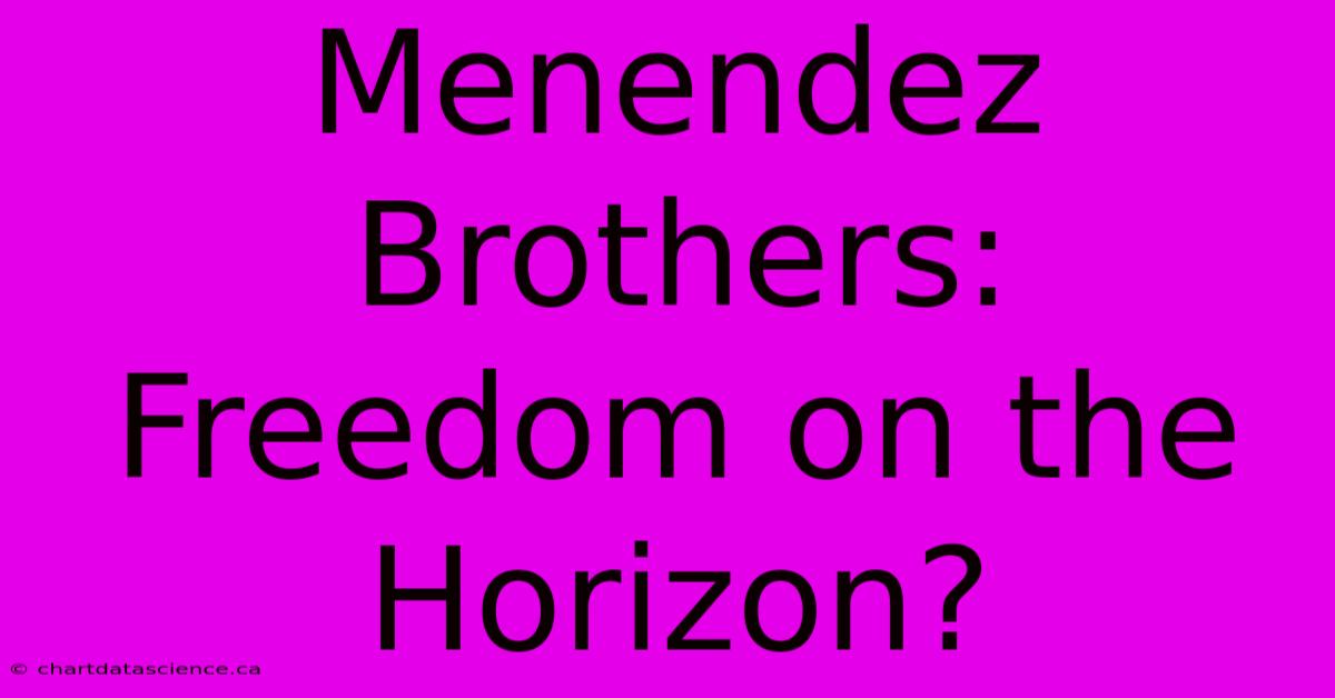 Menendez Brothers: Freedom On The Horizon?