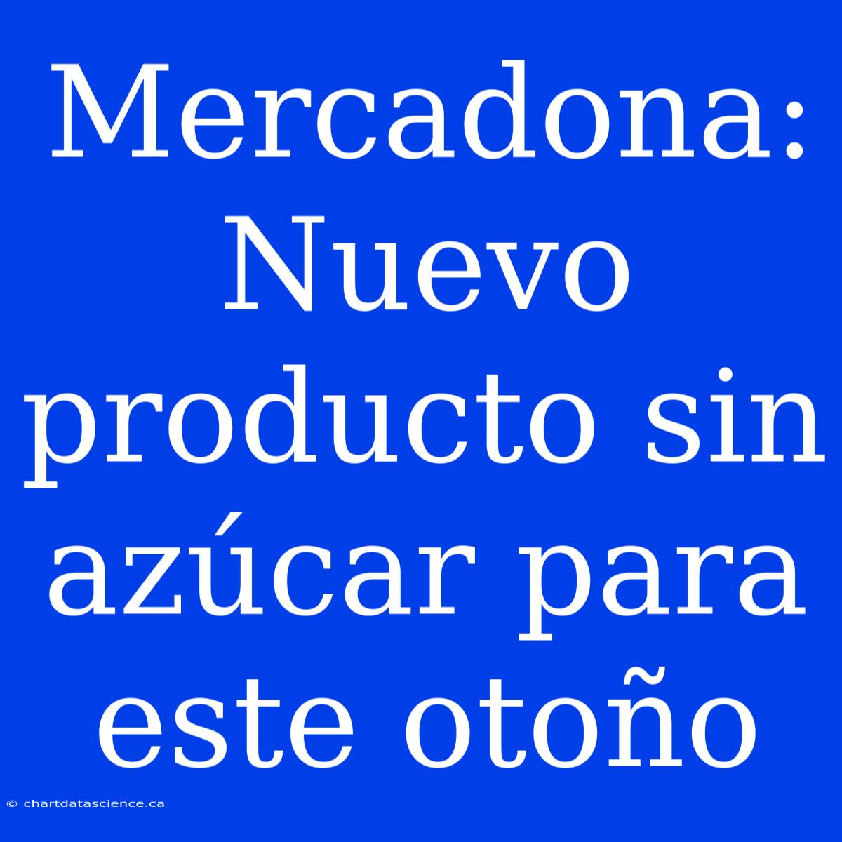 Mercadona: Nuevo Producto Sin Azúcar Para Este Otoño