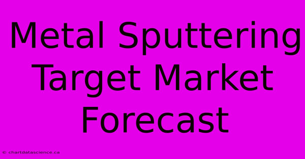 Metal Sputtering Target Market Forecast