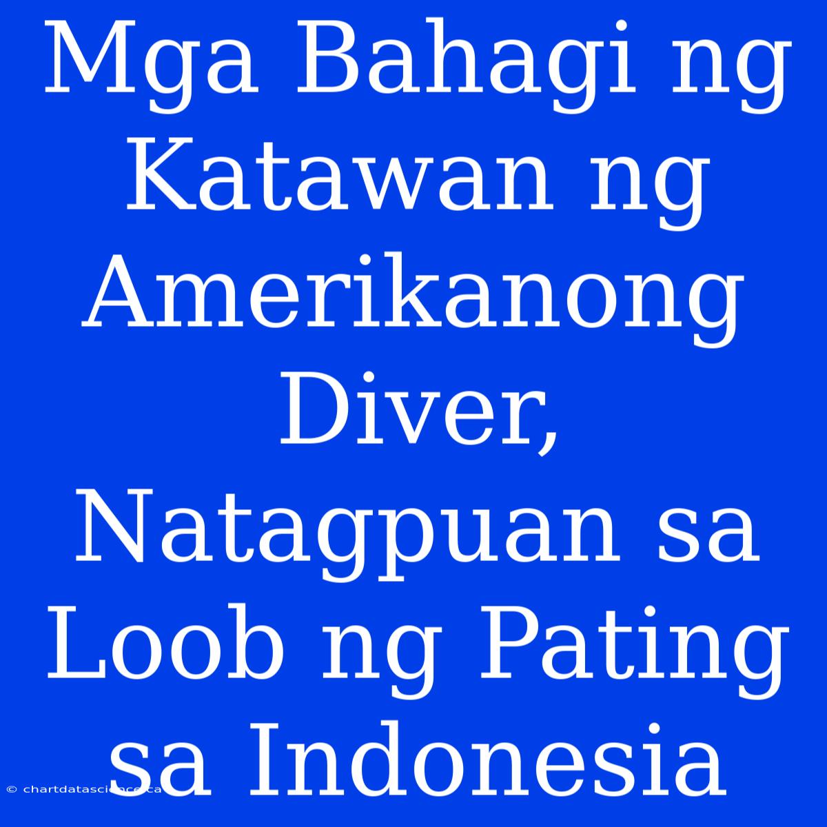 Mga Bahagi Ng Katawan Ng Amerikanong Diver, Natagpuan Sa Loob Ng Pating Sa Indonesia