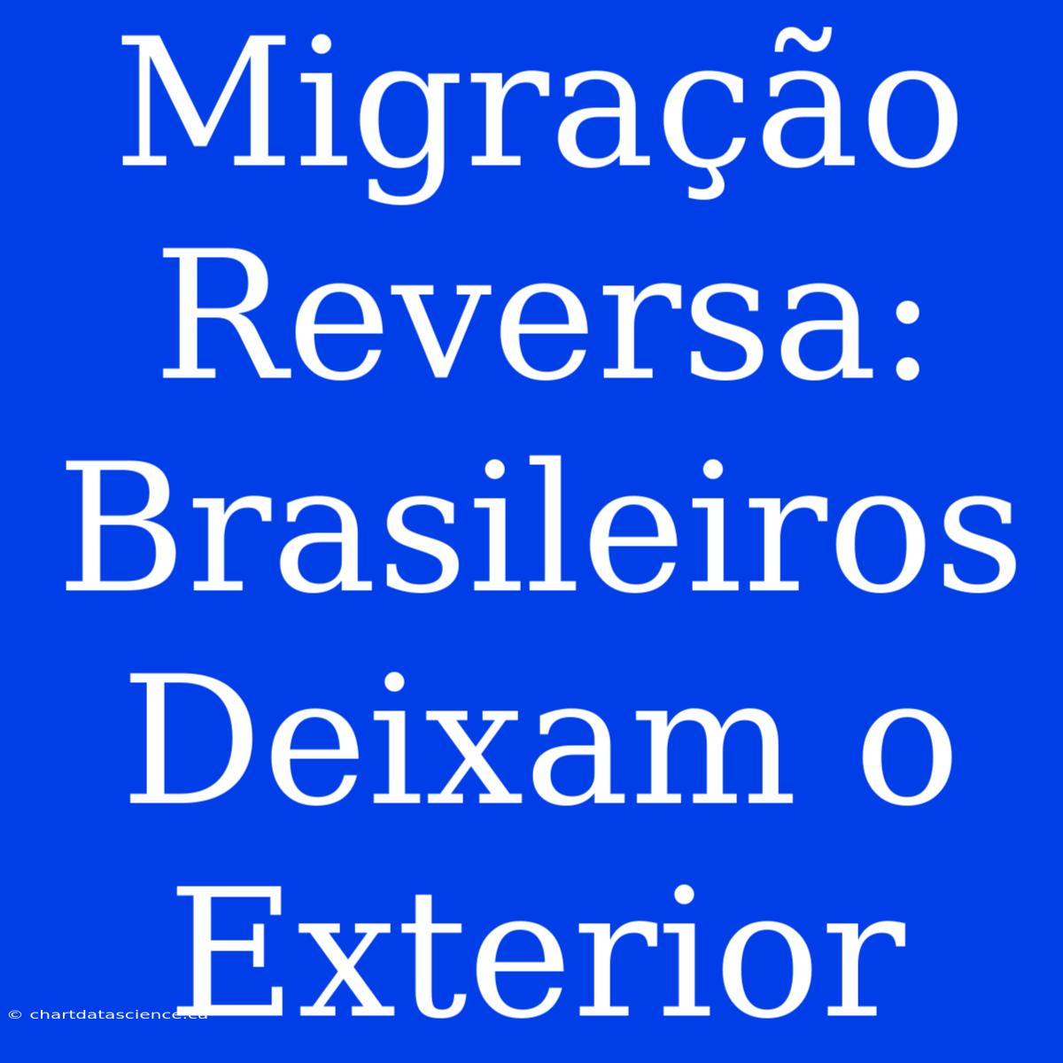 Migração Reversa: Brasileiros Deixam O Exterior