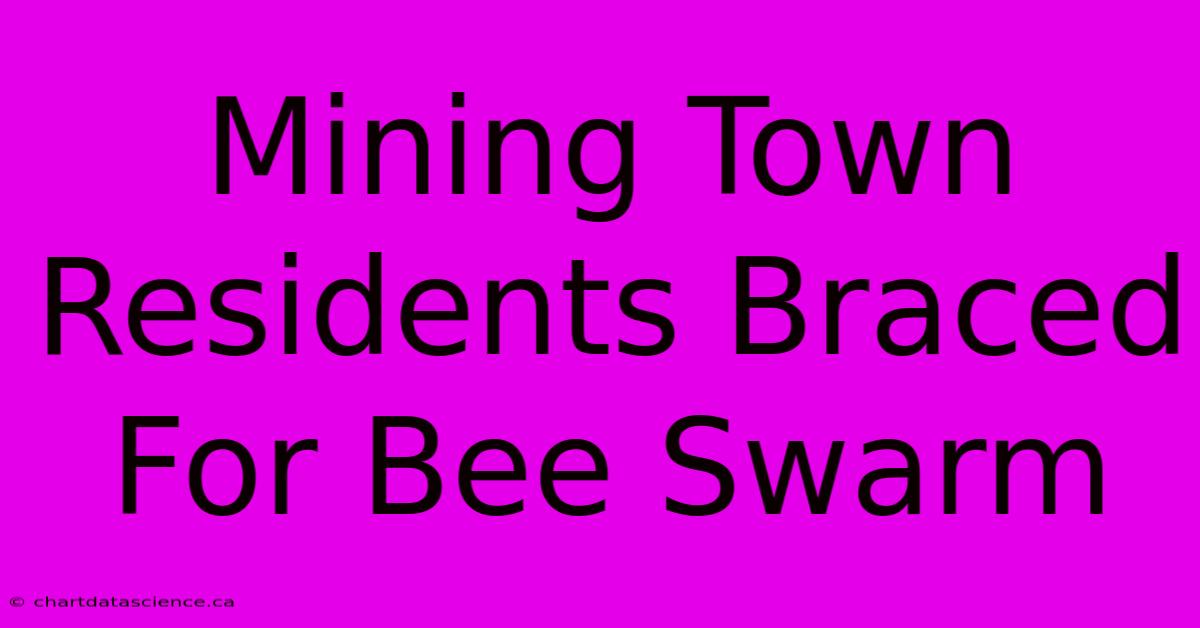 Mining Town Residents Braced For Bee Swarm 