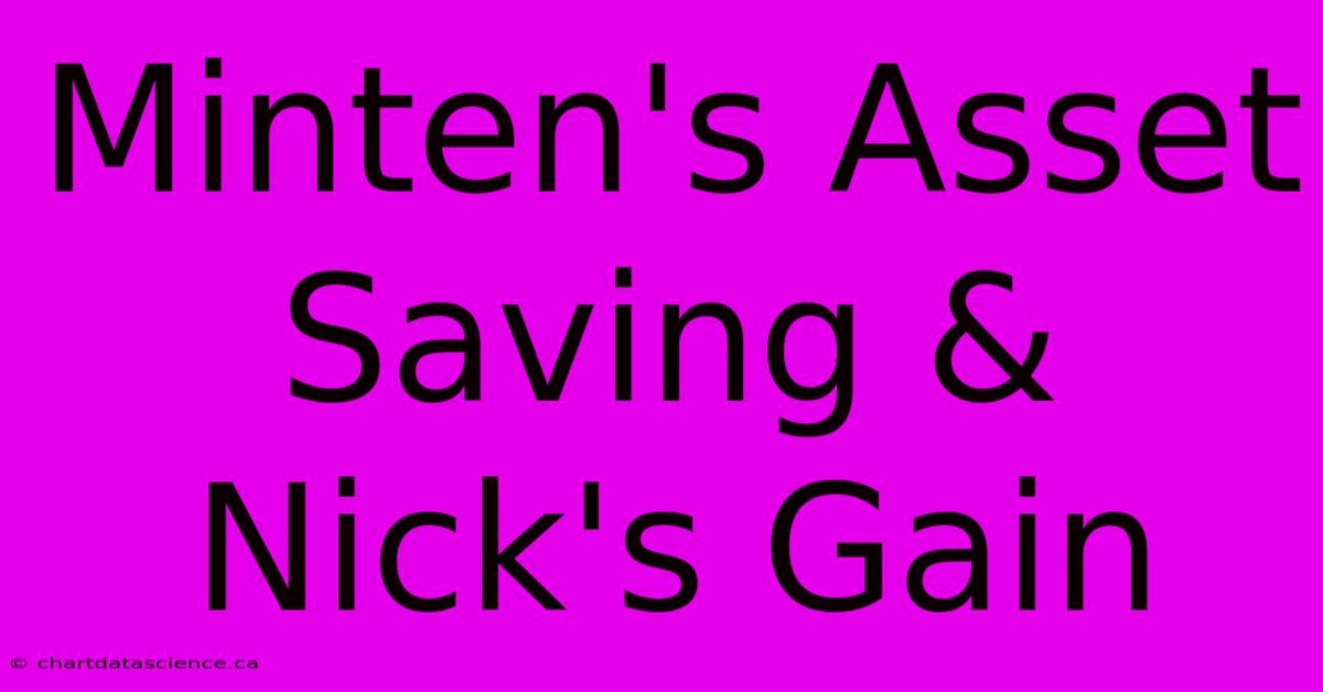 Minten's Asset Saving & Nick's Gain